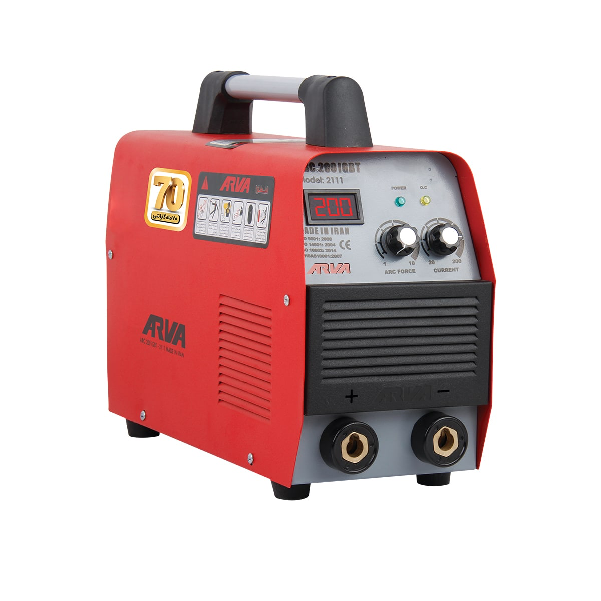 welding-inverter-model-2111-5 اینورتر جوشکاری ۲۰۰ آمپر IGBT مدل ۲۱۱۱